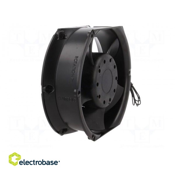 Fan: AC | axial | 230VAC | 172x150x55mm | 408m3/h | 55dBA | ball bearing image 5