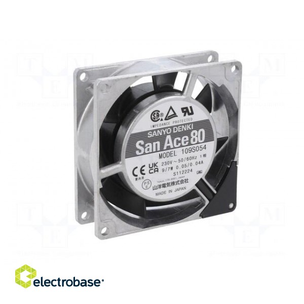 Fan: AC | axial | 80x80x25mm | 37.8m3/h | 30dBA | ball bearing | 2650rpm фото 2