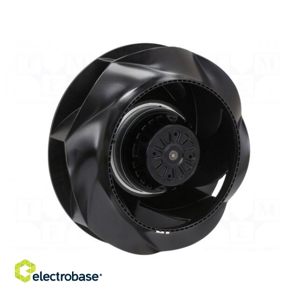 Fan: AC | axial | Ø250x140mm | ball bearing | 2750rpm | IP44 | Len: 1.3m image 1