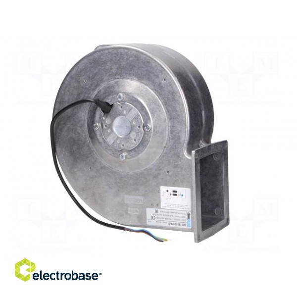 Fan: AC | blower | 230VAC | 261x125x283mm | 400m3/h | ball bearing | IP44 image 8