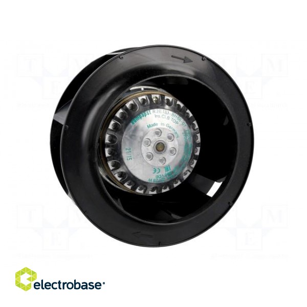 Fan: AC | radial | 230VAC | Ø133x73mm | ball bearing | 2700rpm | IP44 image 2
