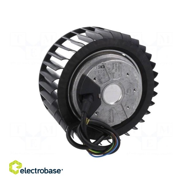 Fan: AC | radial | 230VAC | Ø142x72mm | 405m3/h | ball bearing | 1500rpm image 6