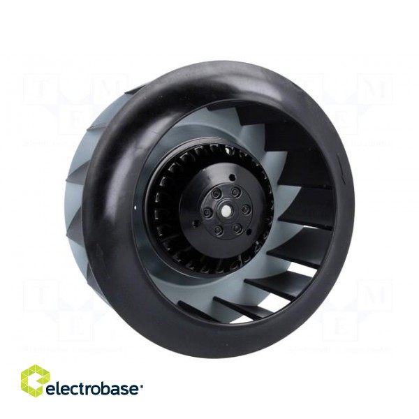 Fan: AC | radial | 230VAC | Ø182x85mm | 510m3/h | 63dBA | ball bearing image 1