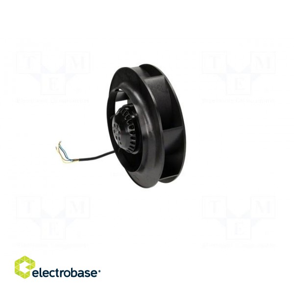 Fan: AC | radial | 230VAC | Ø225x69mm | 852m3/h | 70dBA | ball bearing image 4