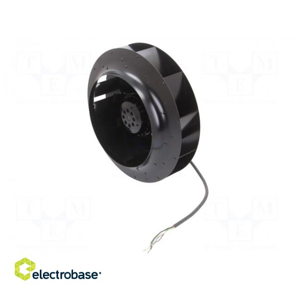 Fan: AC | radial | Ø280x125mm | 1000m3/h | ball bearing | 2700rpm | IP44 image 1