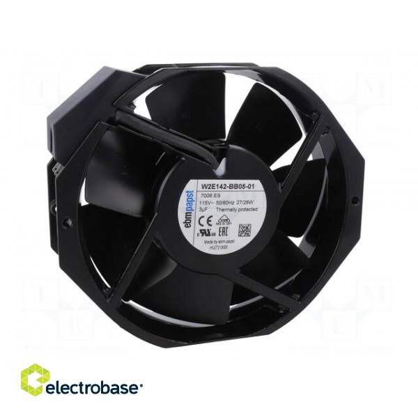 Fan: AC | axial | 115VAC | 172x150x38mm | ball bearing | 2800rpm | IP22 image 2