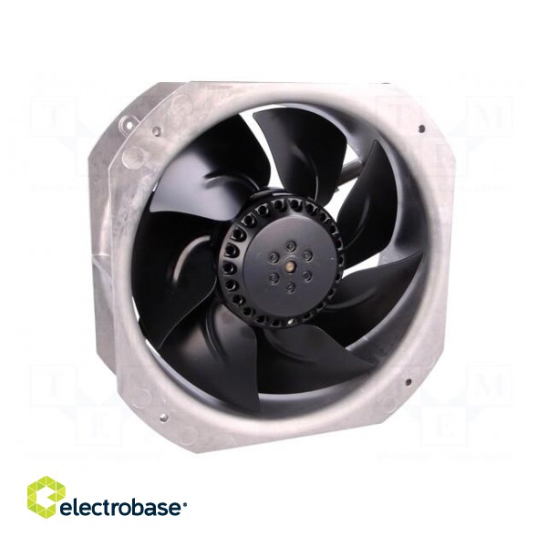 Fan: AC | axial | 115VAC | 225x225x80mm | 880m3/h | ball bearing | IP44 image 2