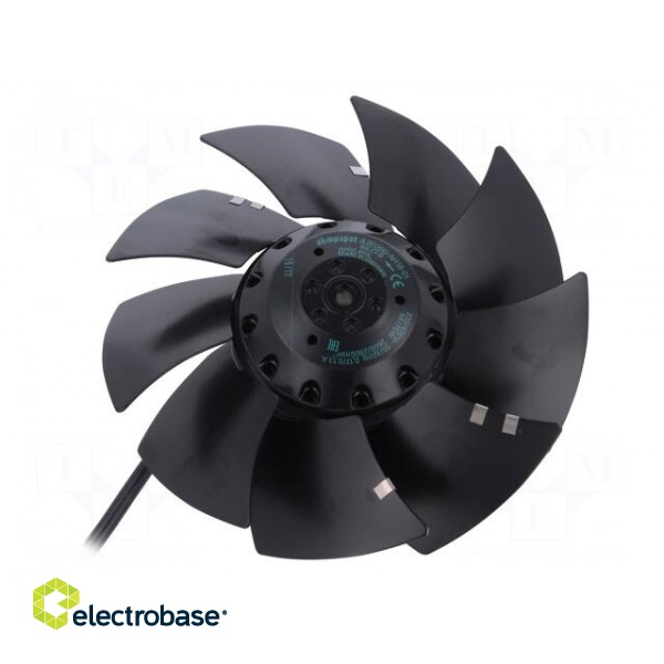 Fan: AC | axial | 400VAC | Ø197x62mm | 940m3/h | ball bearing | 2600rpm