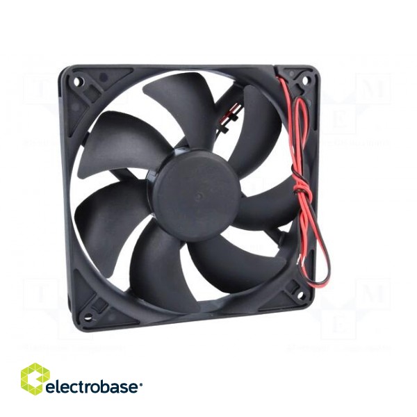 Fan: DC | axial | 12VDC | 120x120x25mm | 127.4m3/h | 34dBA | Vapo | 24AWG image 6