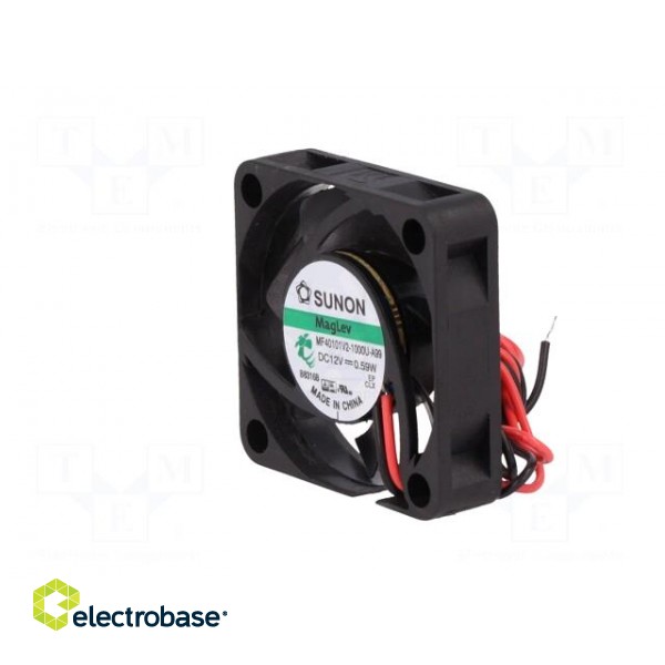 Fan: DC | axial | 12VDC | 40x40x10mm | 11.89m3/h | 20.6dBA | Vapo | 5800rpm image 4