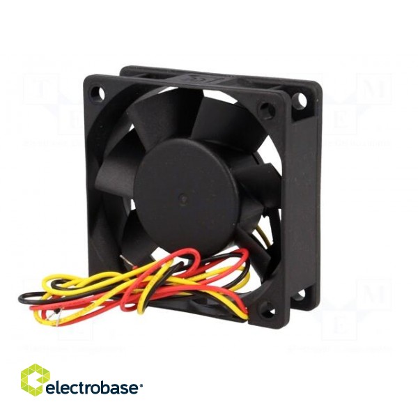 Fan: DC | axial | 12VDC | 60x60x20mm | 46.72m3/h | 39dBA | ball bearing image 7