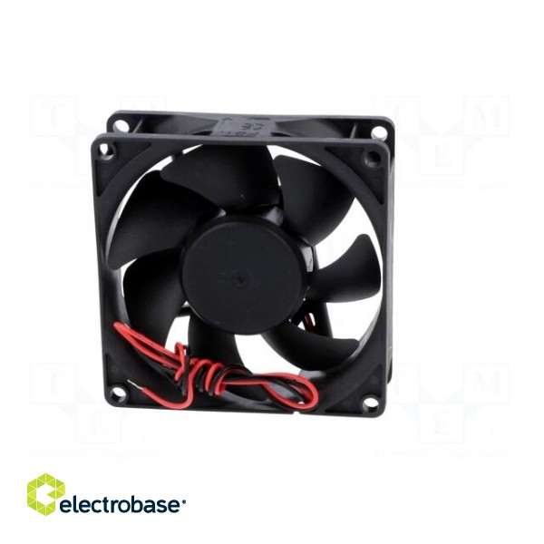 Fan: DC | axial | 12VDC | 80x80x25mm | 56.05m3/h | 28dBA | ball bearing image 7