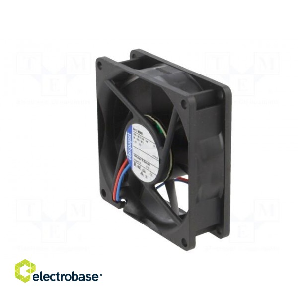 Fan: DC | axial | 12VDC | 80x80x25mm | 58m3/h | 26dBA | slide | 2600rpm image 4