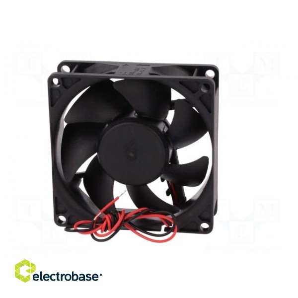 Fan: DC | axial | 12VDC | 80x80x25mm | 69.29m3/h | 33dBA | slide bearing image 7