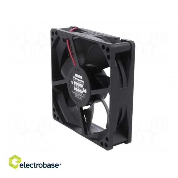 Fan: DC | axial | 12VDC | 92x92x25mm | 67.8m3/h | 25dBA | ball | 2400rpm image 4