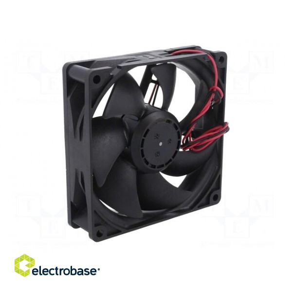 Fan: DC | axial | 12VDC | 92x92x25mm | 67.8m3/h | 25dBA | ball bearing image 6