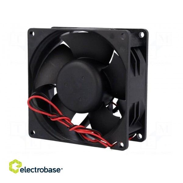 Fan: DC | axial | 12VDC | 92x92x38mm | 309.89m3/h | 74.1dBA | Len: 300mm image 7