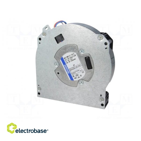 Fan: DC | blower | 127x127x25mm | 41m3/h | ball bearing | 5100rpm image 3