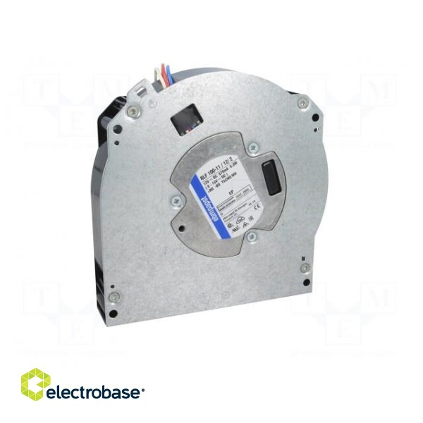 Fan: DC | blower | 127x127x25mm | 41m3/h | ball bearing | 5100rpm image 2