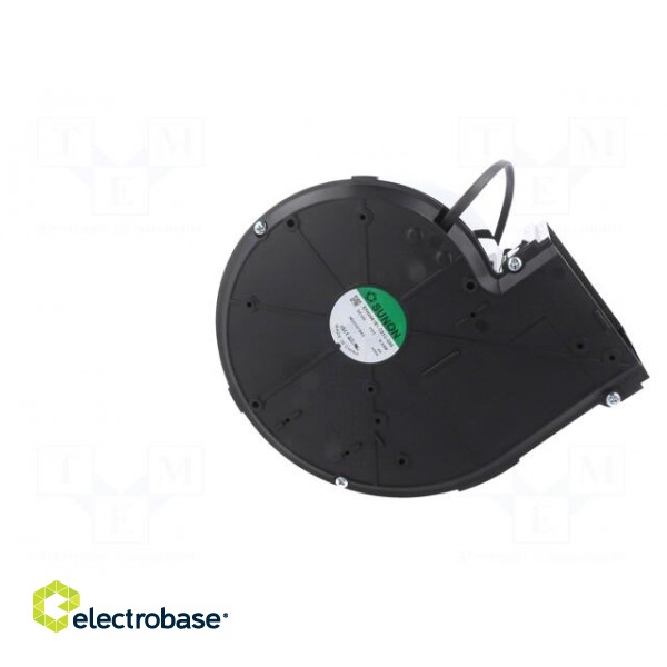 Fan: DC | blower | 12VDC | 169.5x165.4x95.8mm | 116.6m3/h | 39.5dBA image 3