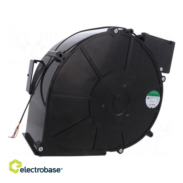 Fan: DC | blower | 12VDC | 193.6x206x115mm | 147.64m3/h | 33.2dBA image 1