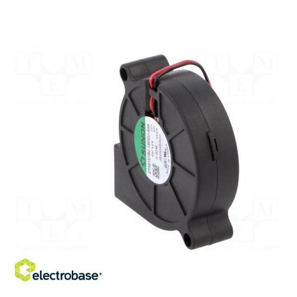 Fan: DC | blower | 12VDC | 51.6x51.7x15mm | 5.94m3/h | 34dBA | 4200rpm image 4