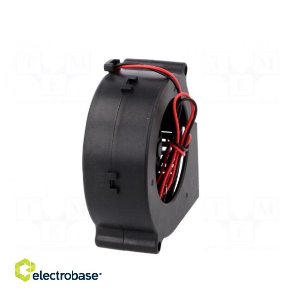 Fan: DC | blower | 12VDC | 75x75x30mm | 18.35m3/h | 32.9dBA | 2400rpm image 5