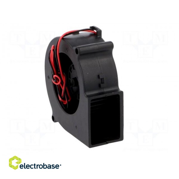 Fan: DC | blower | 12VDC | 75x75x30mm | 18.35m3/h | 32.9dBA | 2400rpm image 8