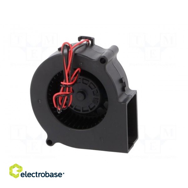 Fan: DC | blower | 12VDC | 75x75x30mm | 23.44m3/h | 38.6dBA | 3000rpm paveikslėlis 7