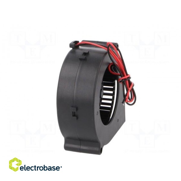 Fan: DC | blower | 12VDC | 75x75x30mm | 23.44m3/h | 38.6dBA | 3000rpm paveikslėlis 5