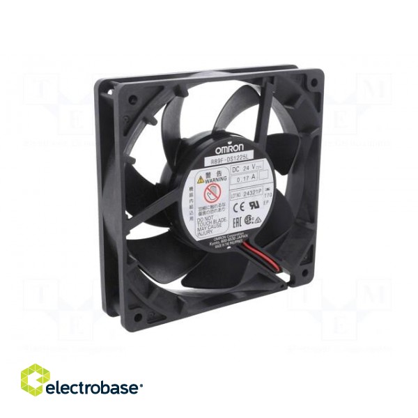 Fan: DC | axial | 125x125x25mm | 150m3/h | 40dBA | ball bearing | 2850rpm paveikslėlis 2