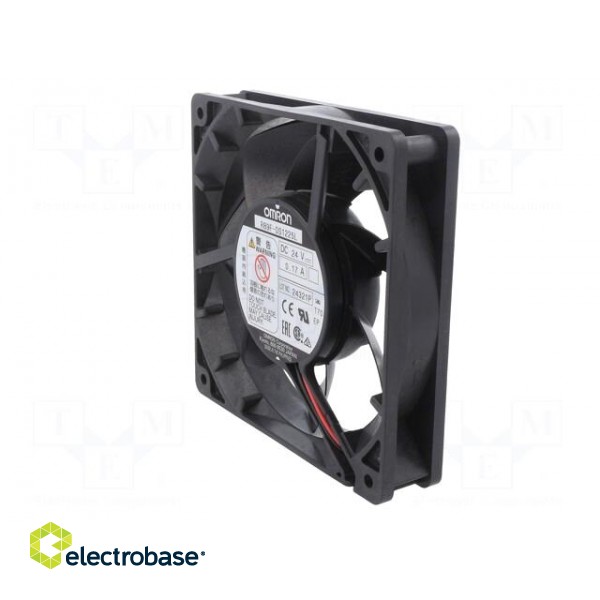 Fan: DC | axial | 125x125x25mm | 150m3/h | 40dBA | ball bearing | 2850rpm image 4