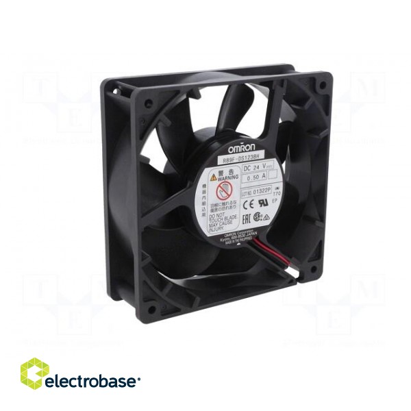 Fan: DC | axial | 125x125x38mm | 232.8m3/h | 49dBA | ball bearing image 2