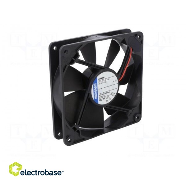 Fan: DC | axial | 119x119x25mm | 139m3/h | 38dBA | ball bearing фото 2