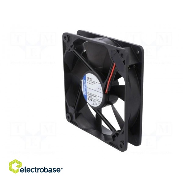 Fan: DC | axial | 119x119x25mm | 139m3/h | 38dBA | ball bearing image 4