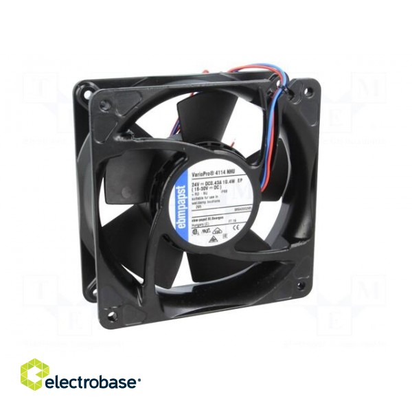 Fan: DC | axial | 119x119x38mm | 235.2m3/h | 57dBA | ball bearing | IP68 фото 2