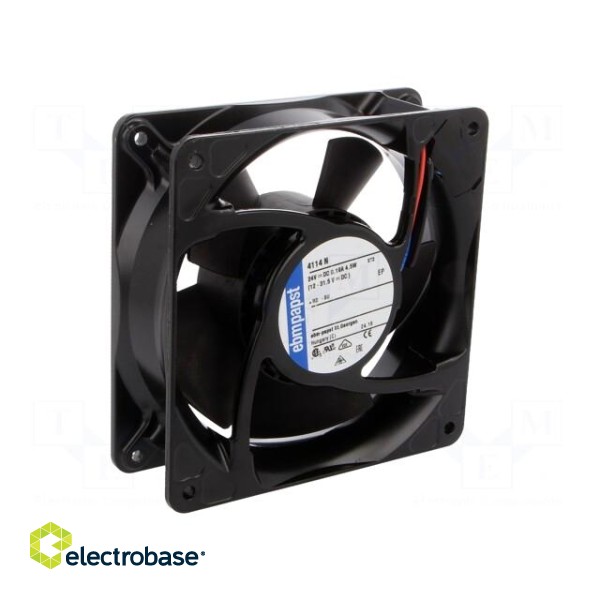 Fan: DC | axial | 24VDC | 119x119x38mm | 4100rpm image 1