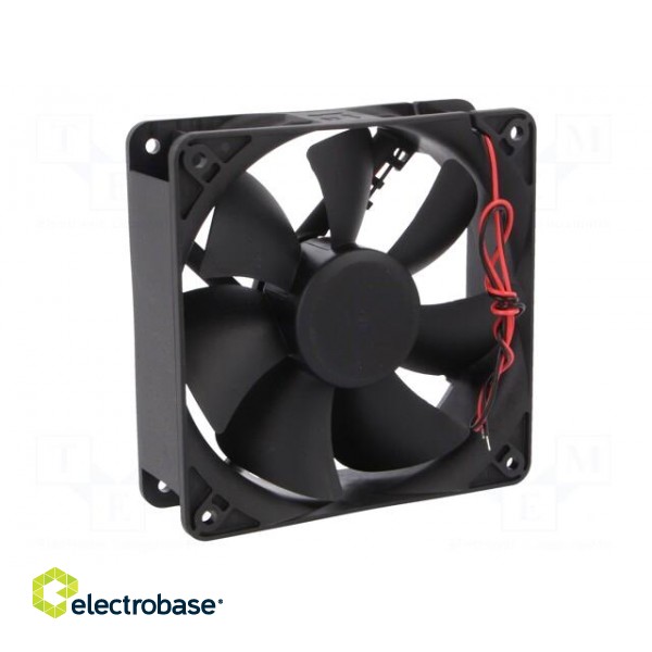 Fan: DC | axial | 24VDC | 120x120x38mm | 158m3/h | 37dBA | ball bearing paveikslėlis 6