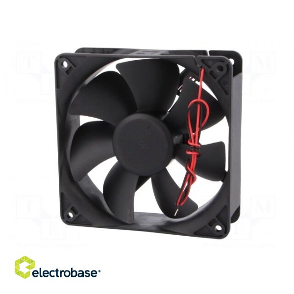 Fan: DC | axial | 24VDC | 120x120x38mm | 158m3/h | 37dBA | ball bearing фото 7