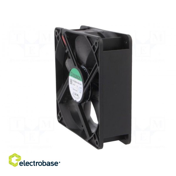 Fan: DC | axial | 24VDC | 120x120x38mm | 158m3/h | 37dBA | ball bearing image 4