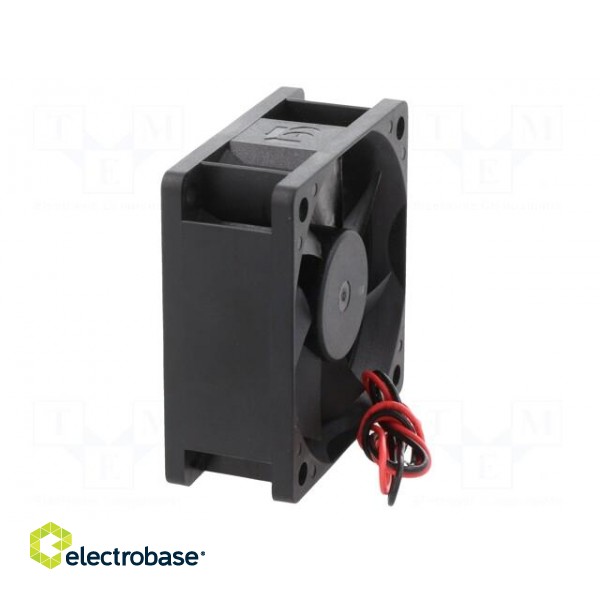 Fan: DC | axial | 24VDC | 60x60x25mm | 39.93m3/h | 27dBA | slide | 4500rpm paveikslėlis 5