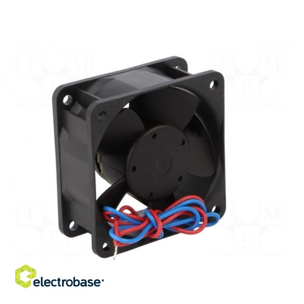 Fan: DC | axial | 24VDC | 60x60x25mm | 56m3/h | 43dBA | slide bearing фото 6