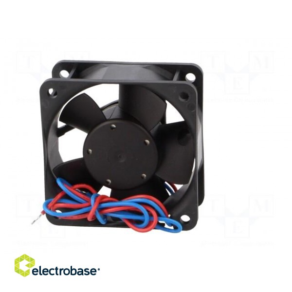 Fan: DC | axial | 24VDC | 60x60x25mm | 56m3/h | 43dBA | slide bearing фото 7