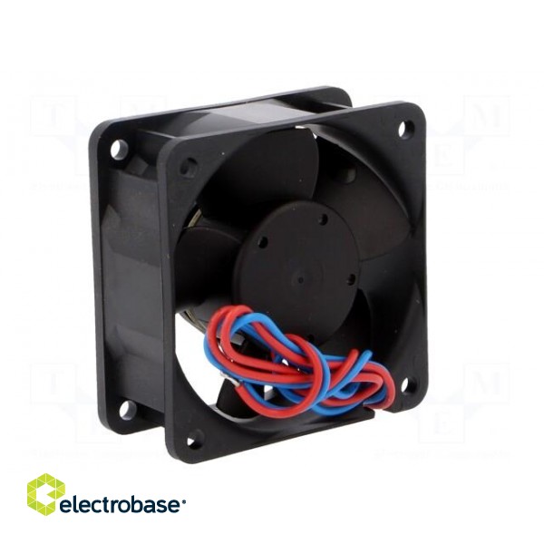 Fan: DC | axial | 24VDC | 60x60x25mm | 56m3/h | 43dBA | slide bearing image 6