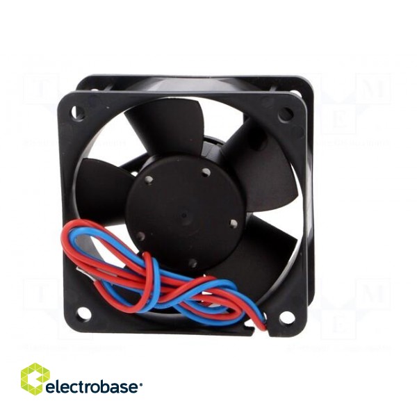 Fan: DC | axial | 24VDC | 60x60x25mm | 56m3/h | 43dBA | slide bearing paveikslėlis 7