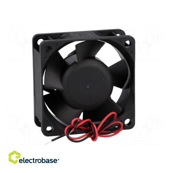 Fan: DC | axial | 24VDC | 60x60x25mm | 61.16m3/h | 44dBA | ball bearing image 6