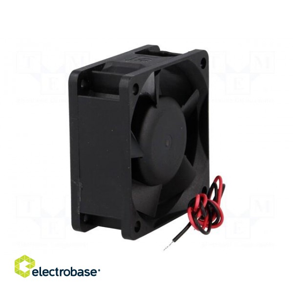 Fan: DC | axial | 24VDC | 60x60x25mm | 61.16m3/h | 44dBA | ball bearing image 5