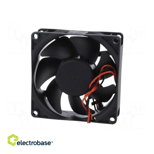 Fan: DC | axial | 24VDC | 80x80x25mm | 102m3/h | 45.5dBA | ball bearing image 7