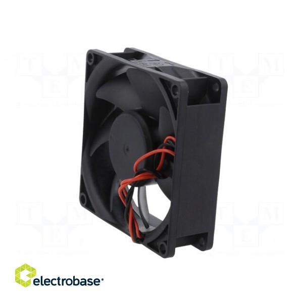 Fan: DC | axial | 24VDC | 80x80x25mm | 102m3/h | 45.5dBA | ball bearing image 8