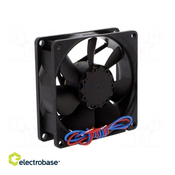 Fan: DC | axial | 24VDC | 80x80x25mm | 33m3/h | 12dBA | slide bearing image 6